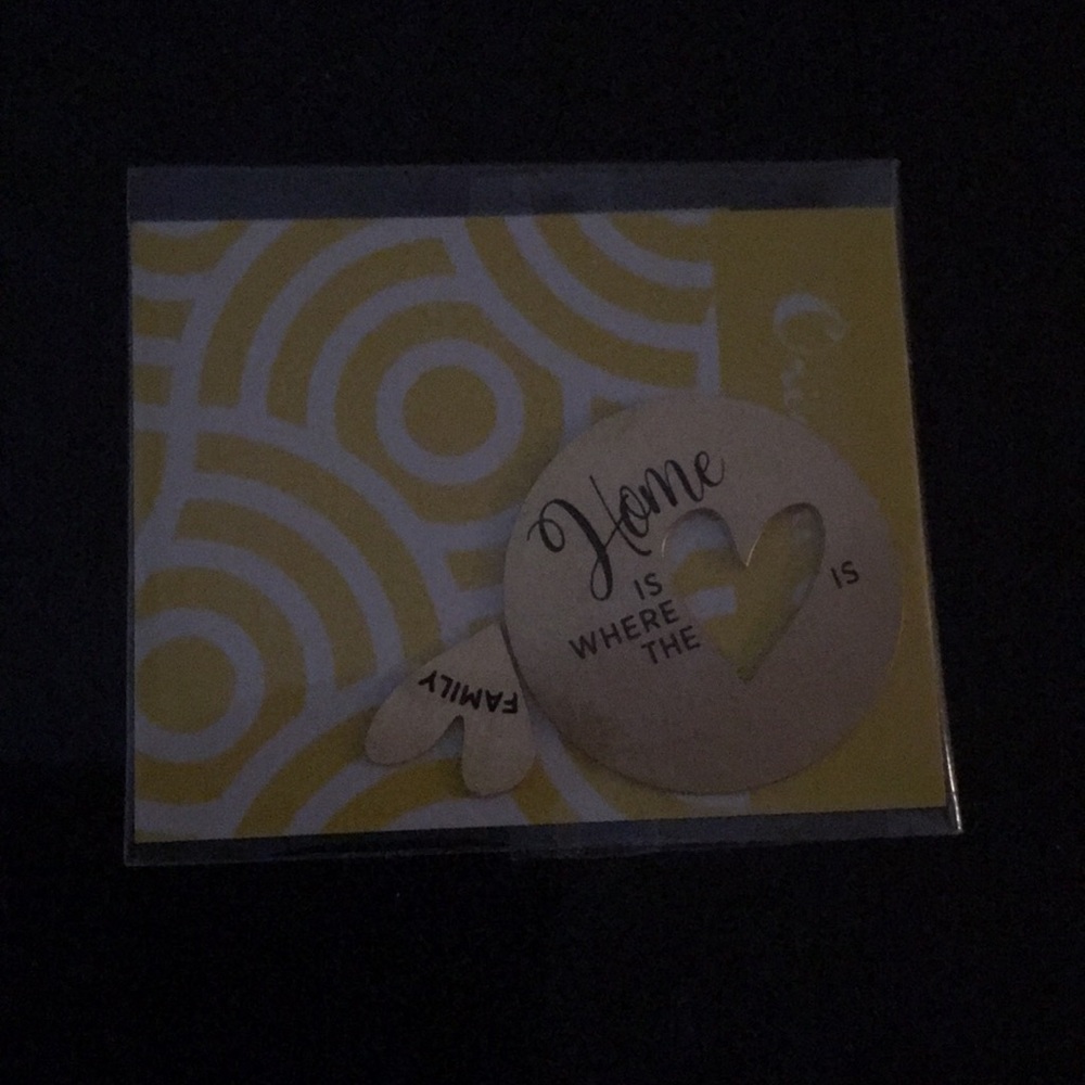 Origami Owl Home is where the heart is plate